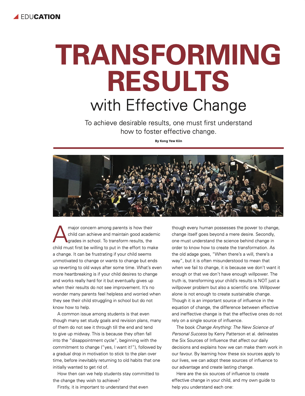 Transforming Results With Effective Change